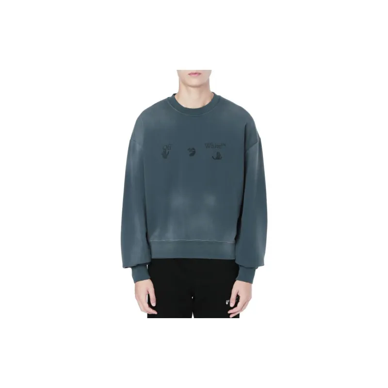 OFF WHITE FW20 Sweatshirts Men Haze Blue-1