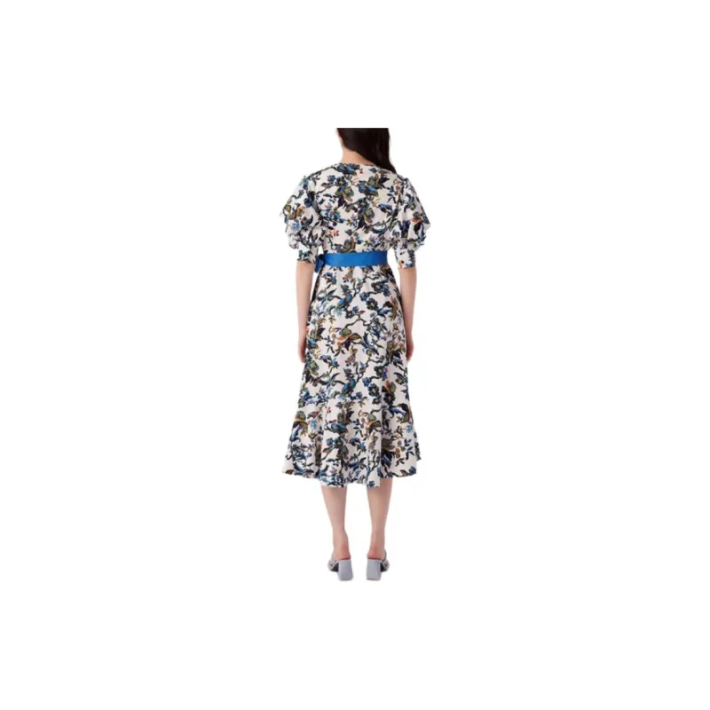 DVF Diane Von Furstenberg Short-Sleeved Dresses Women's Blue-3