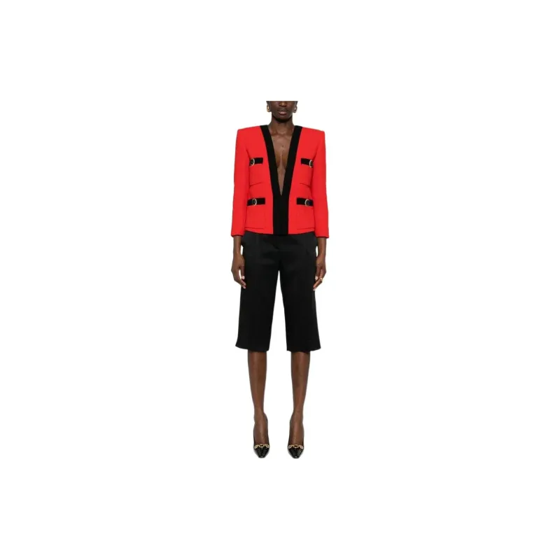 BALMAIN Logo Button Embellished Jacket-1