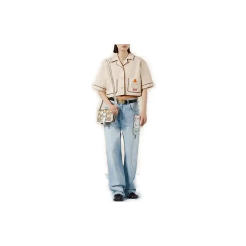 GUCCI Shirts Women's Yellow-3