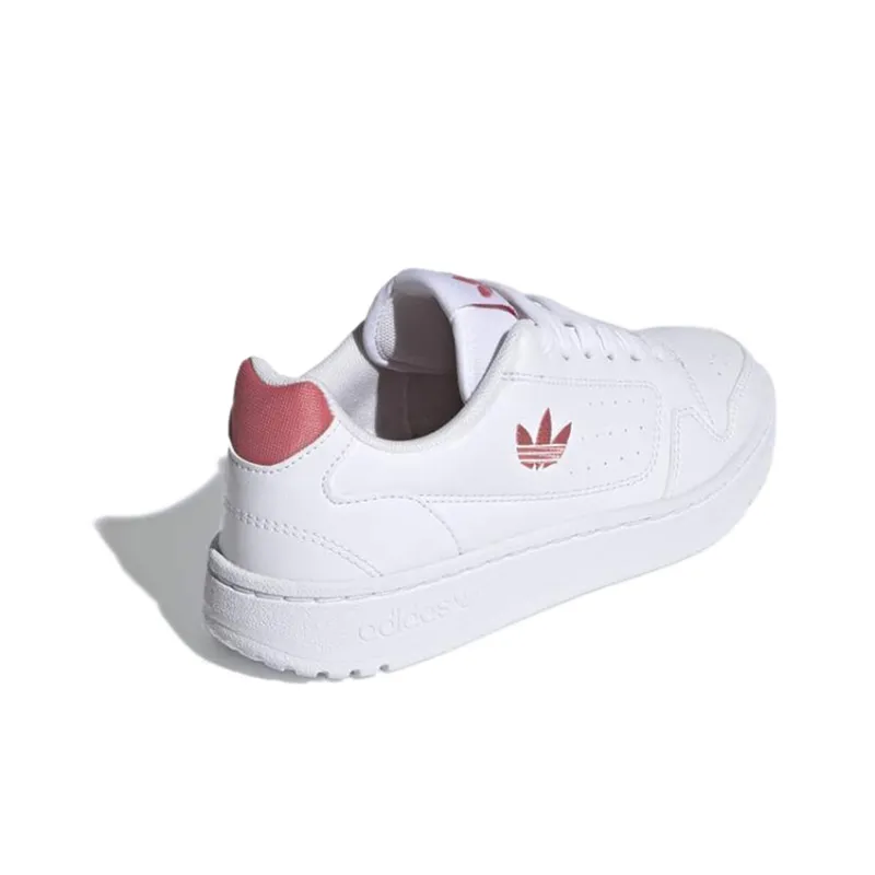 Adidas Originals NY 90 Abrasion Resistant Low Top Skateboard Shoes White Teenagers-3