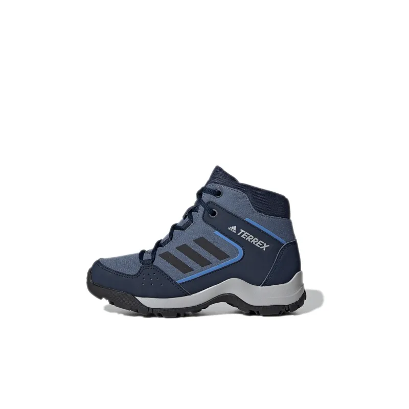 Adidas Terrex Hyperhiker K Abrasion Resistant Slip Resistant High Top Kids' Outdoor Shoes Blue Kids'-0