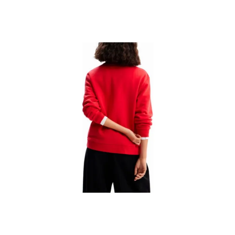 Desigual Sweatshirt Women's Red-3