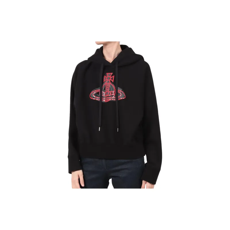 Vivienne Westwood Linen Organic Organic Hair Dye Sweatshirt Women's Black-1