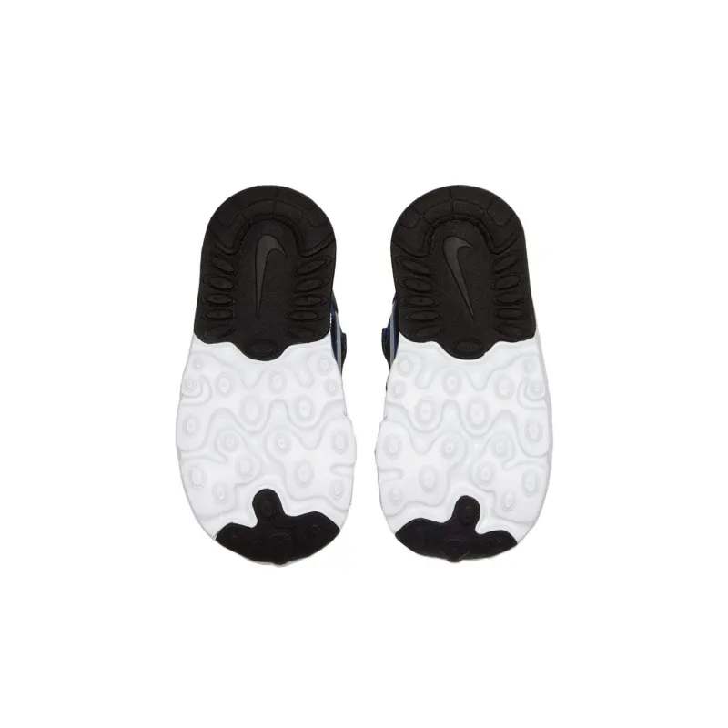 Nike Air Max 270 React Low Top Toddler Shoes Black White Blue Infant And Toddler-3