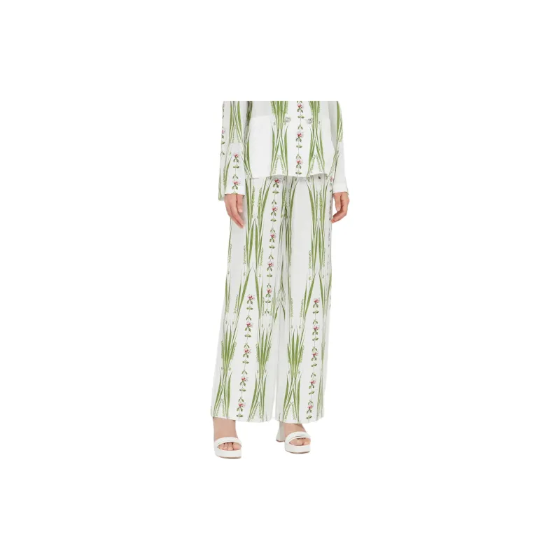 Giambattista Vall Jardin Du Cap print Trousers-2