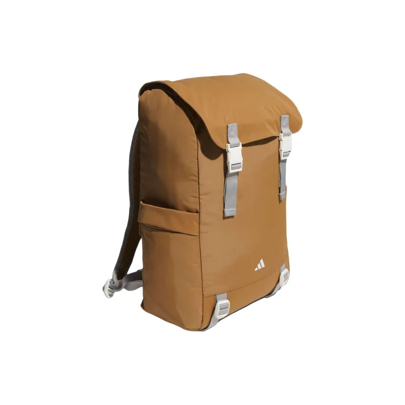 Adidas Recycled Polyester Backpack Regular Unisex Desert Brown & Light Gray-1