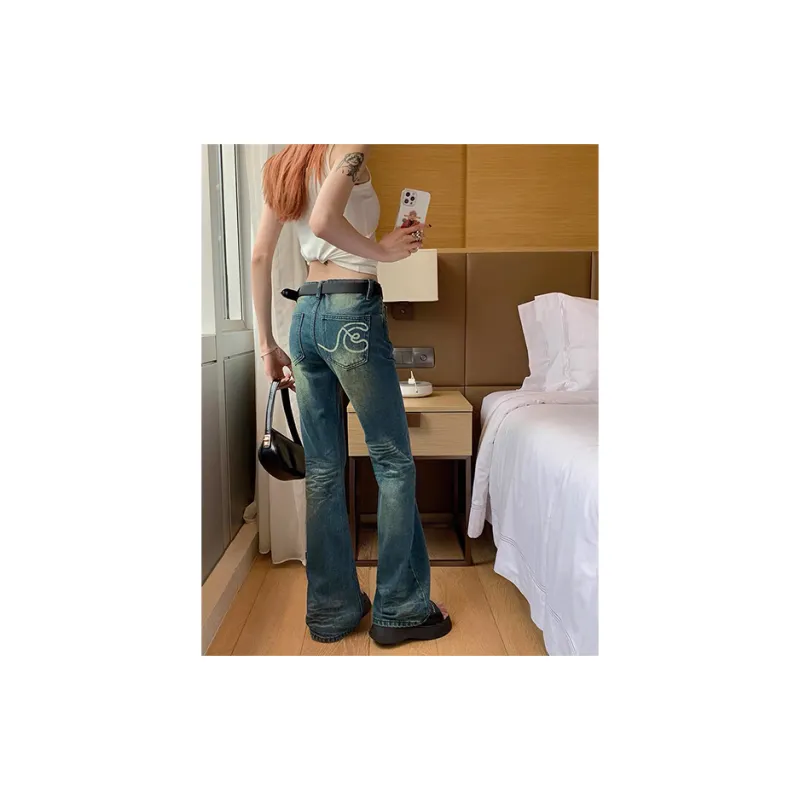 SUNSUNTOWN Jeans Women's Denim Blue-4