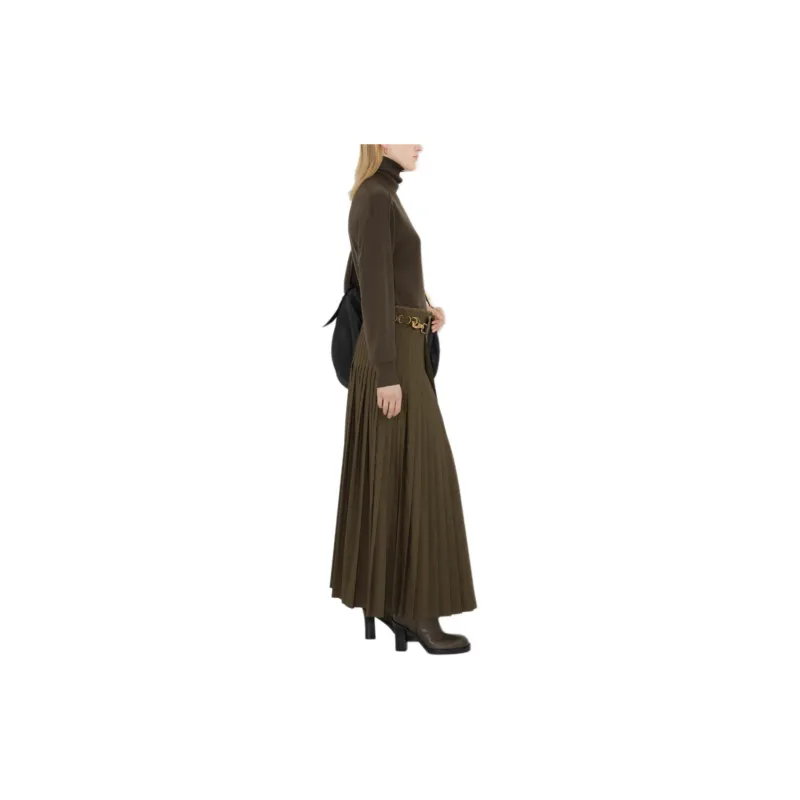 Burberry Casual Long Skirts Women's Flame Heather Gray-3