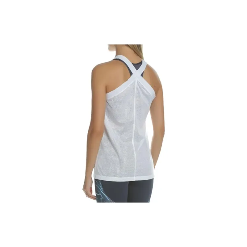 Nike Sleeveless Sports Shirts Women's Blue White-5