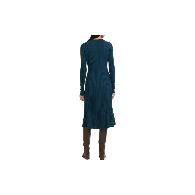 UNIQLO Long-Sleeved Dresses Women's Turquoise-1