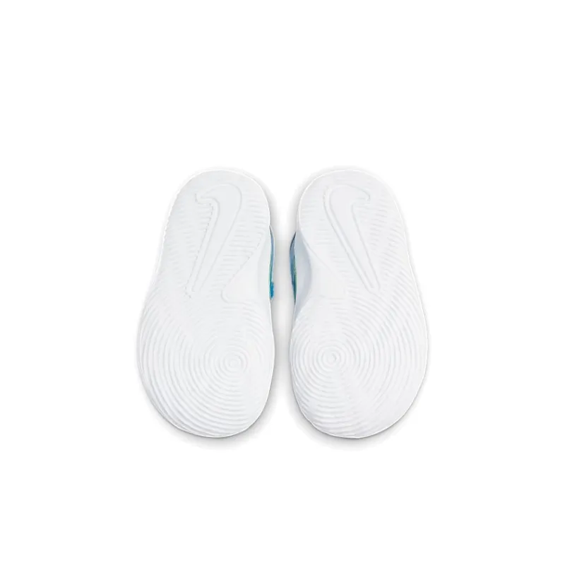 Nike Team Hustle D 9 Lil Slip Resistant Cushioning Abrasion Resistant Breathable Low Top Toddler Shoes Blue White Baby-5