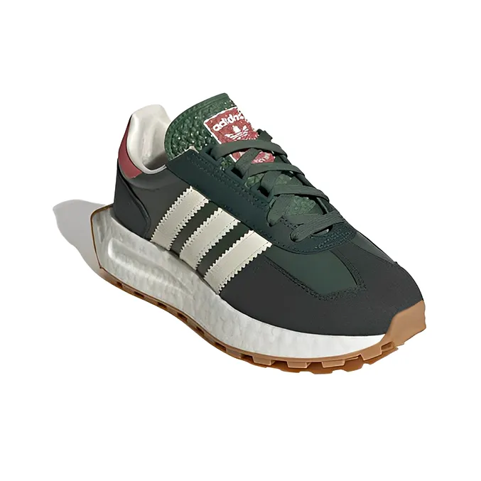 Adidas Originals RETROPY J Cushioning, Abrasion Resistant, Anti Kick Low Top Kids Lifestyle Shoes Black Brown Teenagers-2