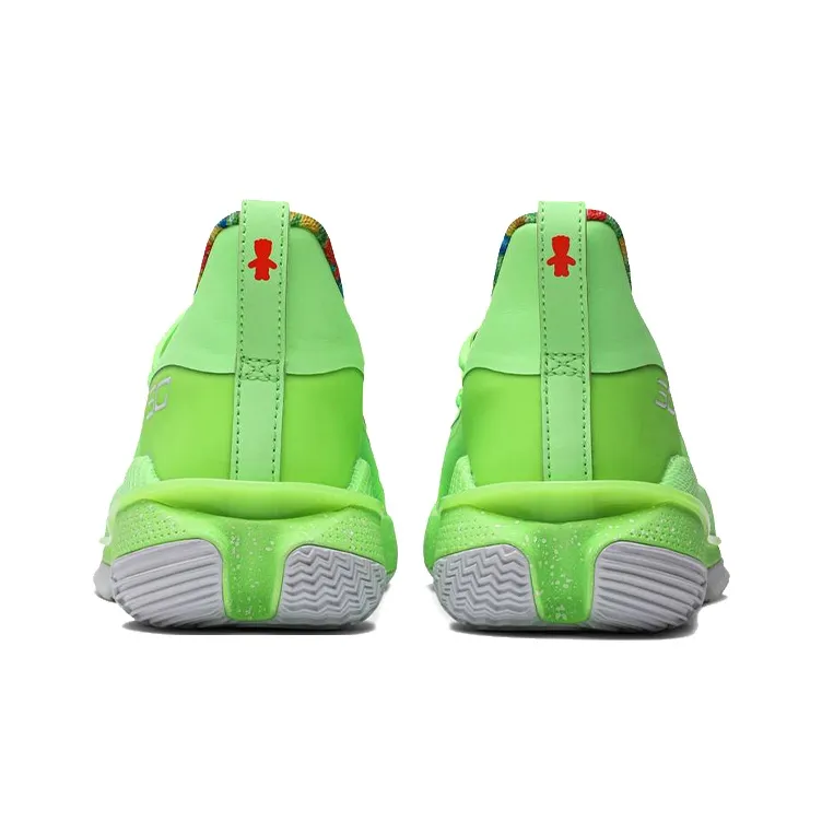 Under Armour Curry 7 Sour Patch Kids Lime GS-3