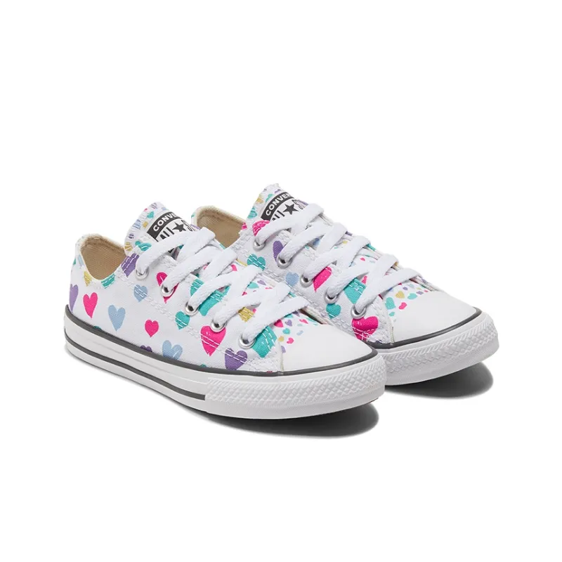 Converse Chuck Taylor All Star Low GS 'Hearts'-2
