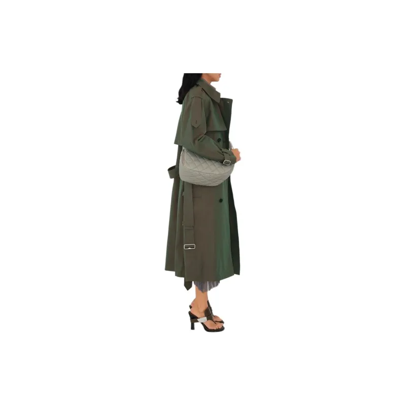 Burberry Belted Trench Coat 'Antique Green'-4