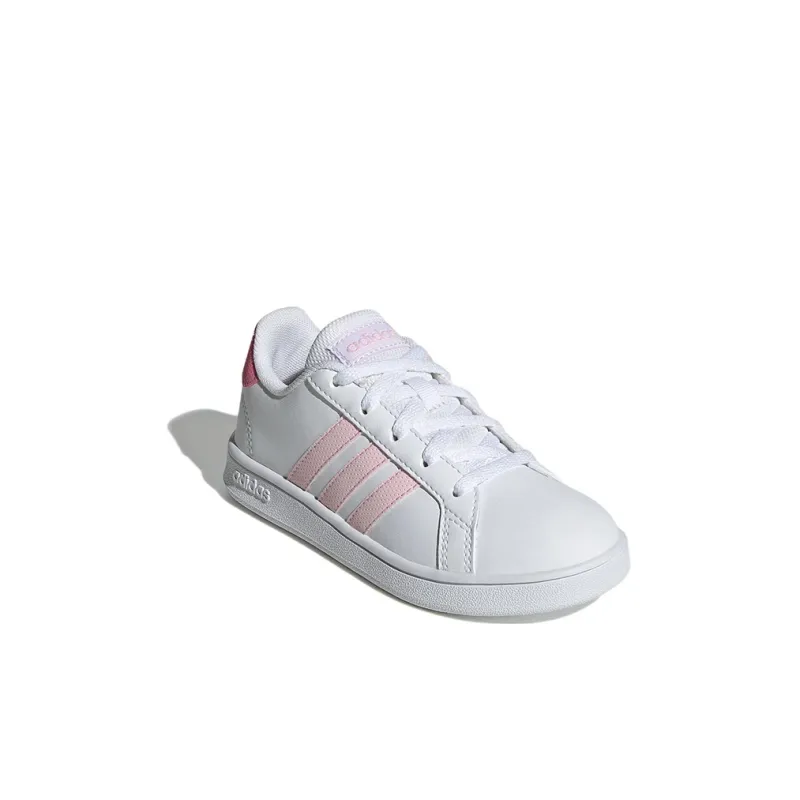 Adidas Neo GRAND COURT K Anti Slip Wear Resistant Low Top Tennis Shoes White Kids'-2
