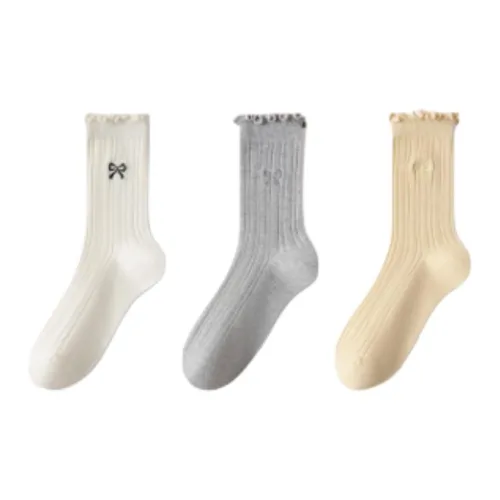 Bejirog Mid Calf Socks Women's 3 Pack