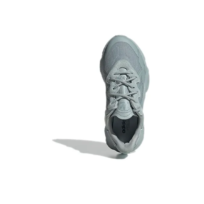Adidas Originals J Abrasion Resistant Breathable Low Top Kids Lifestyle Shoes Gray Blue Teenagers-4