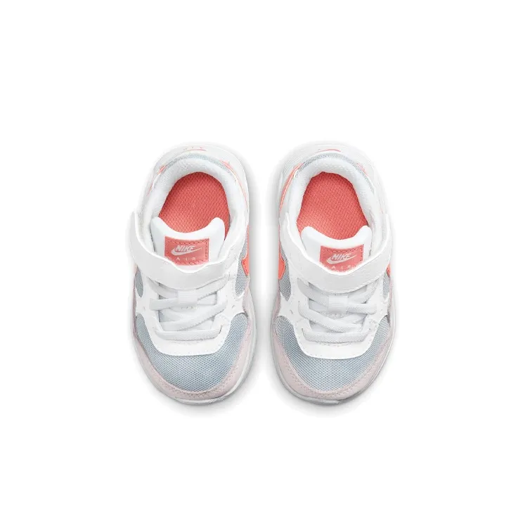Nike Air Max SC Cushioning, Wear Resistant Low Top Toddler Shoes White Gray Pink Infant And Toddler-3