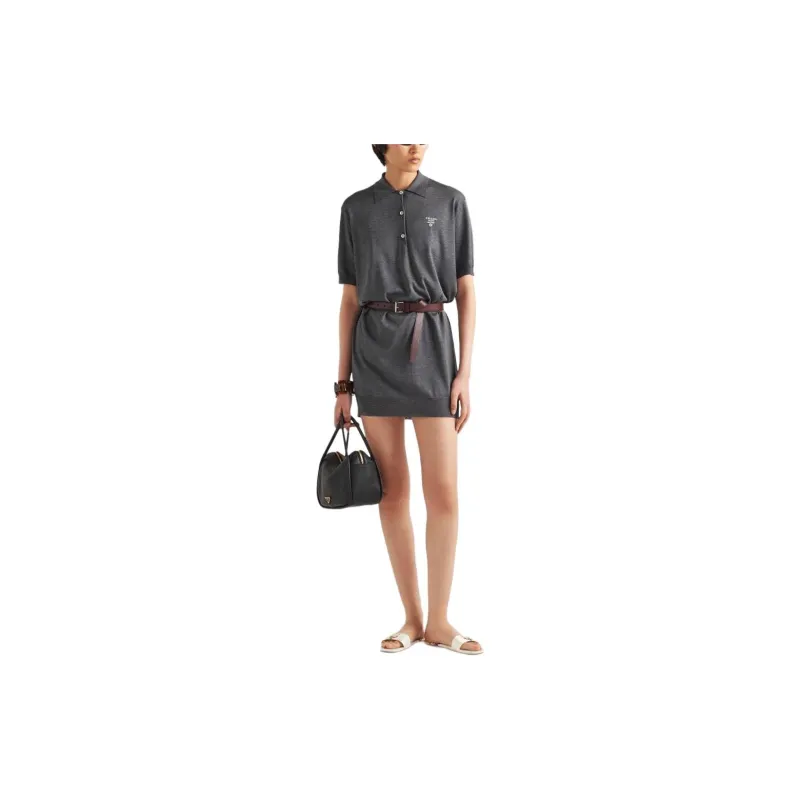 PRADA Belted Polo Dress-2