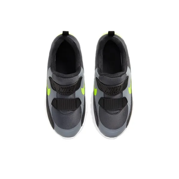Nike Air Max Tiny 90 Cushioning Running Shoes Cold Gray-yellow Children Aged 3-7 Years Old-2