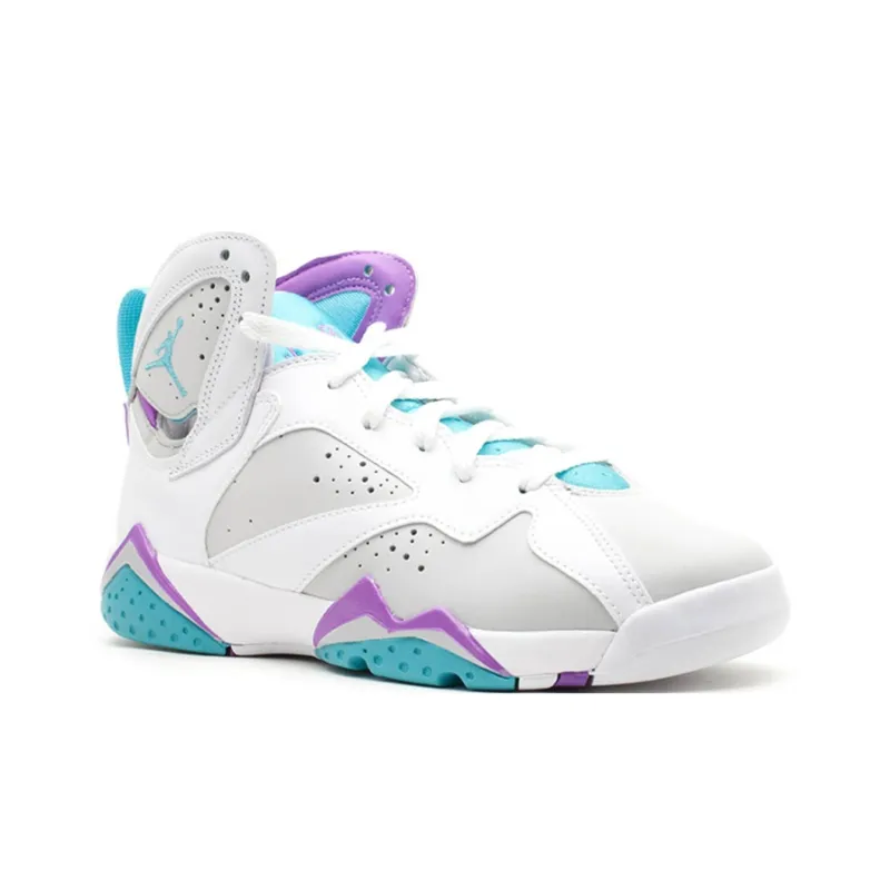 Jordan 7 Retro Neutral Grey Mineral Blue Bright Violet GS-2