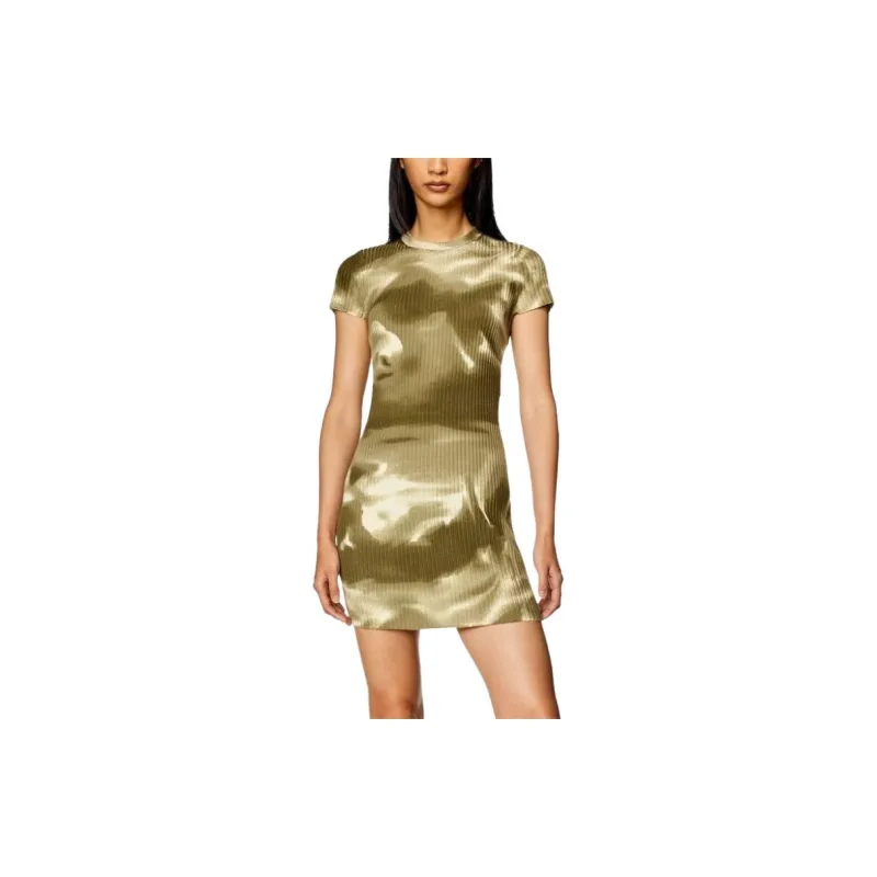 DIESEL FW23 Short-Sleeved Dresses Women's Green-1