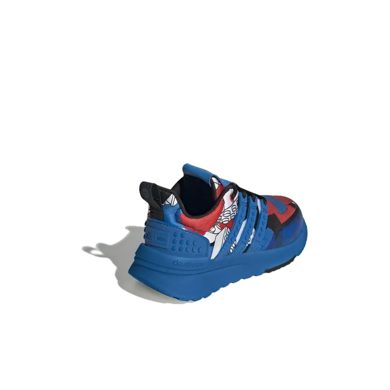LEGO x Adidas Racer Tr K Anti Slip Wear Resistant Low Top Kids' Running Shoes Blue Red Kids'-3
