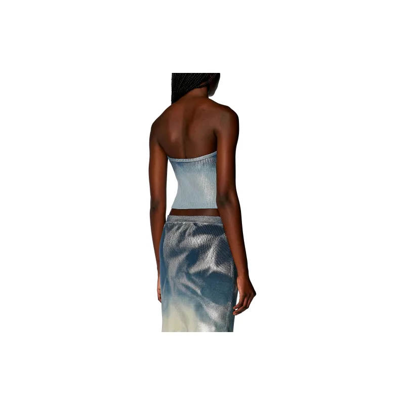 DIESEL Strapless Top Women's Blue-2