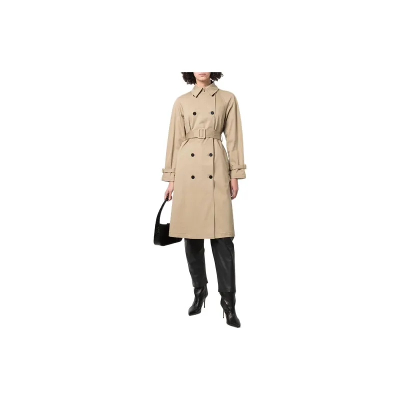 THEORY Trench Coats Women's Brown-1