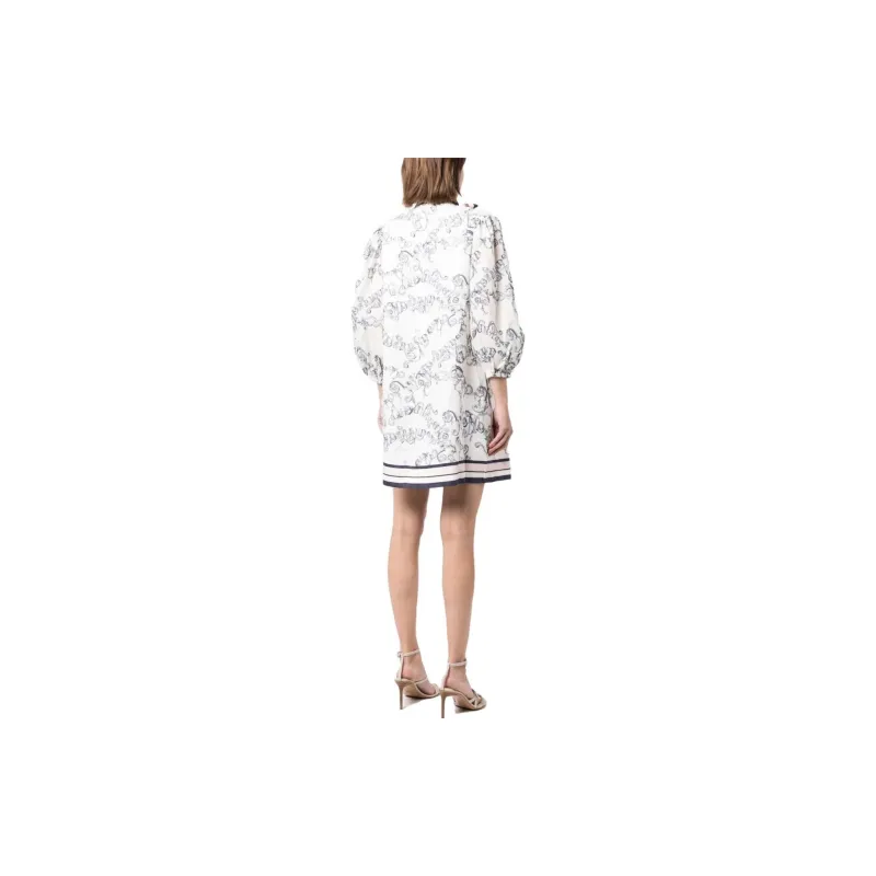 Zimmermann Long-Sleeved Dresses Women's White-2