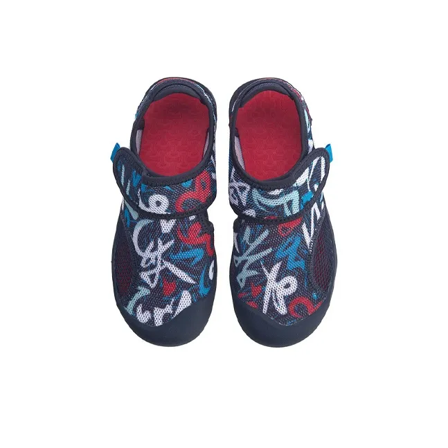 LINING YOUNG Breathable Children's Sandals Blue Gray Teenagers-3