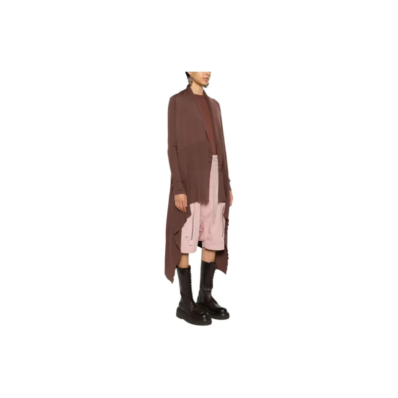 RICK OWENS Open front Virgin Wool Cardigan-3