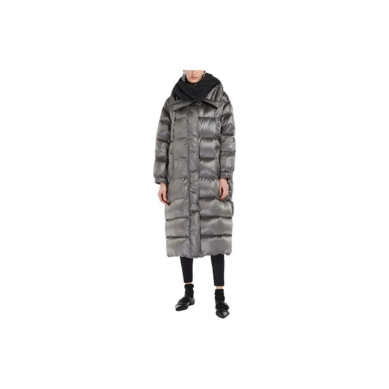MaxMara Puffer Jackets Women's Medium Gray-3