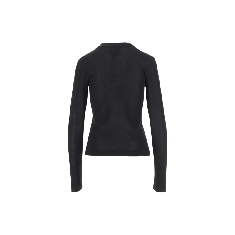 Jacquemus Contrast Trim Ribbed Jumper-1