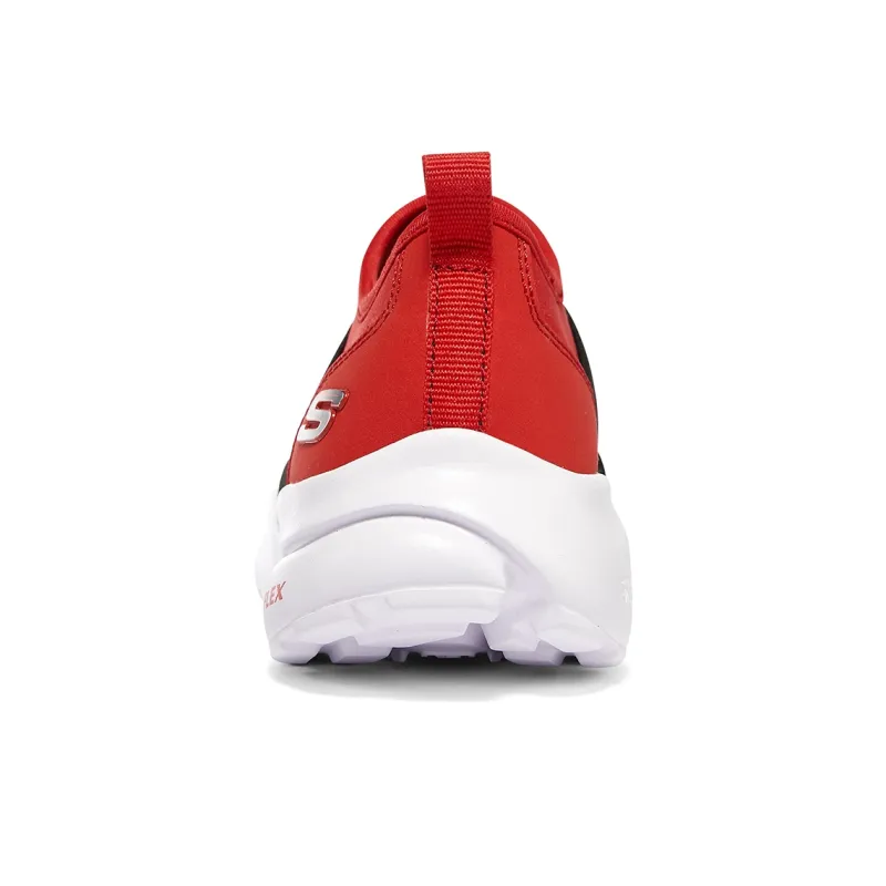 Skechers Razor Fle Sports Casual Shoes Red Black Teenagers-4