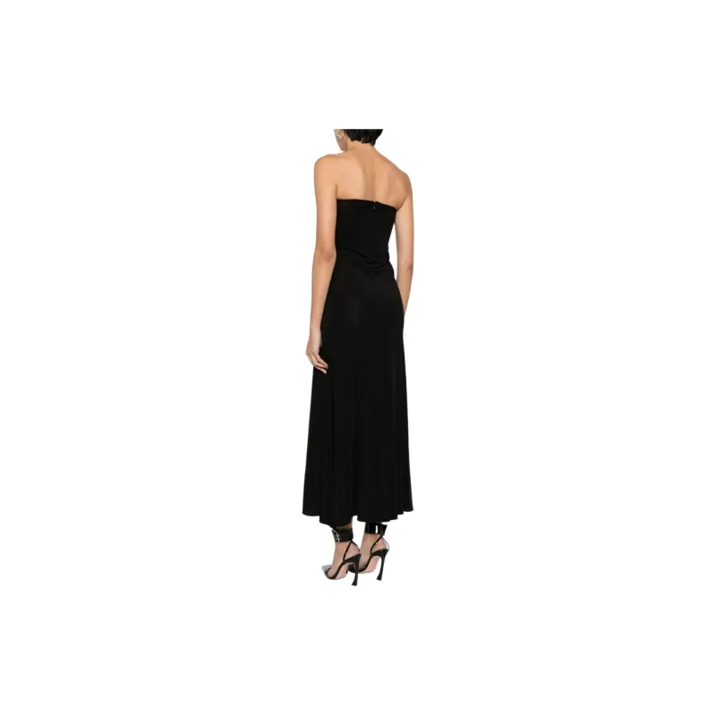 DAVID KOMA Strapless Maxi Dress-3