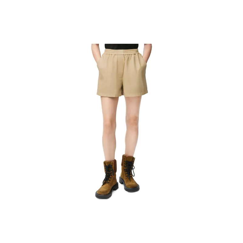 LOEWE Elasticated Waistband Satin Shorts-2