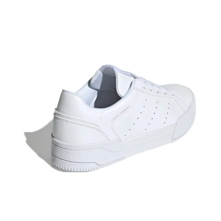 Adidas Court Tourino J 'Triple White'-3
