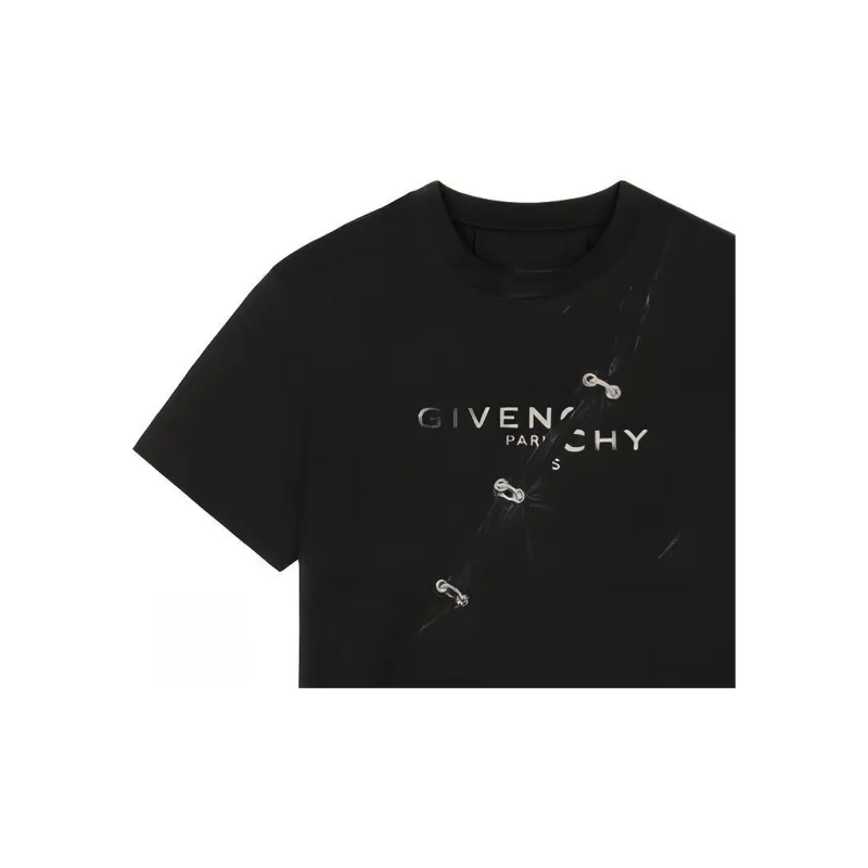 Givenchy Trompe L'œil Effect T Shirt 'Black'-3