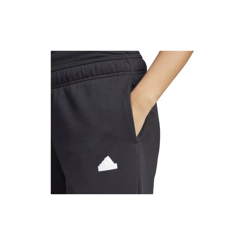 Adidas Dance All-Gender Versatile French Terry Joggers Knitted Sports Pants Women's Black-5
