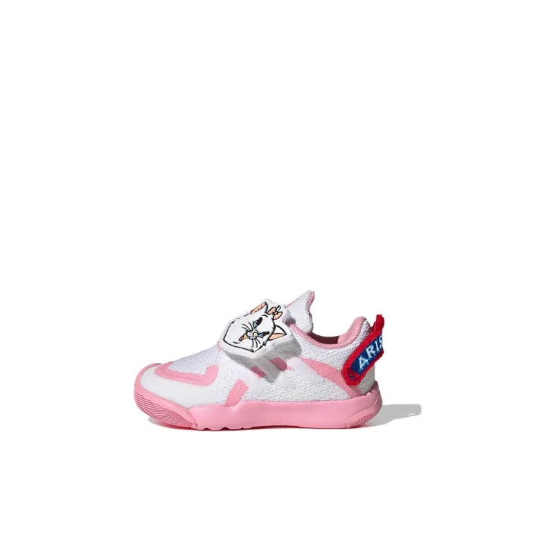 Adidas Activeplay Anti Slip Wear Resistant Low Top Toddler Shoes White Pink Infant And Toddler-0