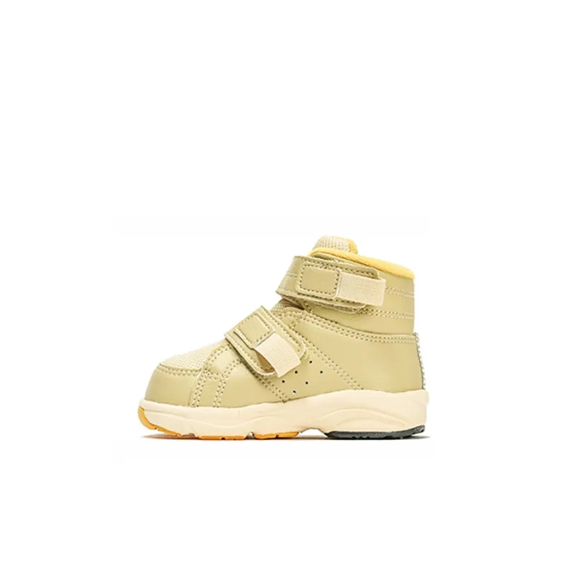 Asics Slip Resistant, Abrasion Resistant, Breathable High Top Toddler Shoes Brown Yellow Infant And Toddler-0