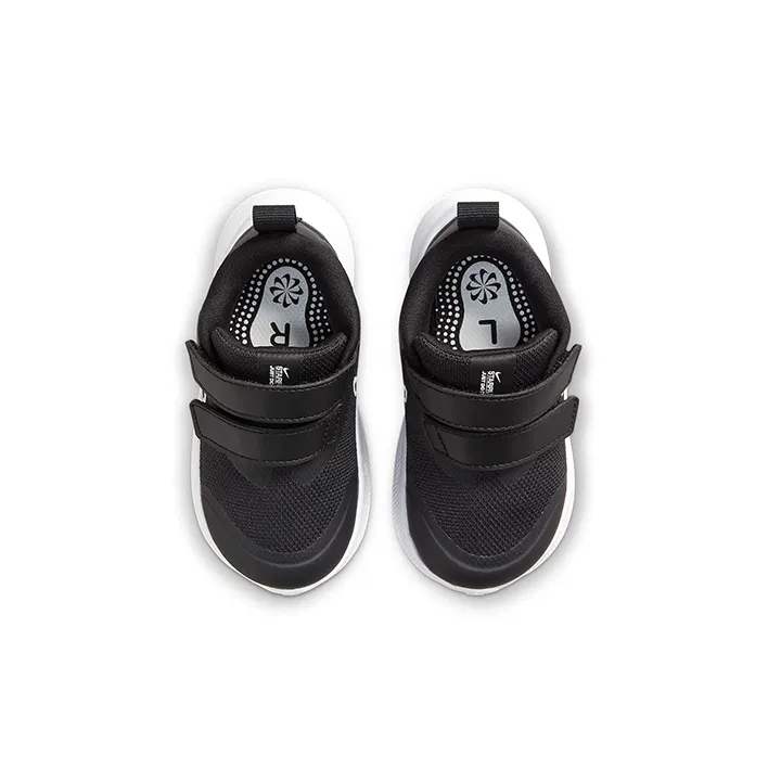 Nike Star Runner 3 Low Top Running Shoes Black White Infant And Toddler-3