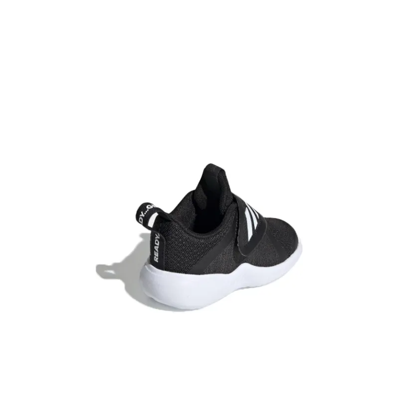 Cf I x Adidas Fortarun Low Top Running Shoes Black White Infant And Toddler-3