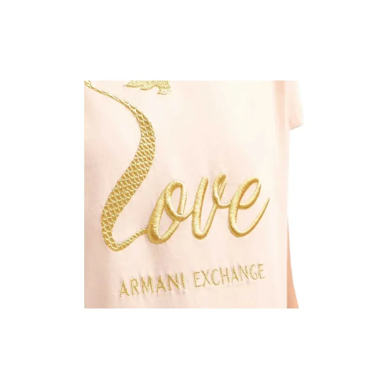 ARMANI EXCHANGEAE SS24 T Shirt Women's Pink-5