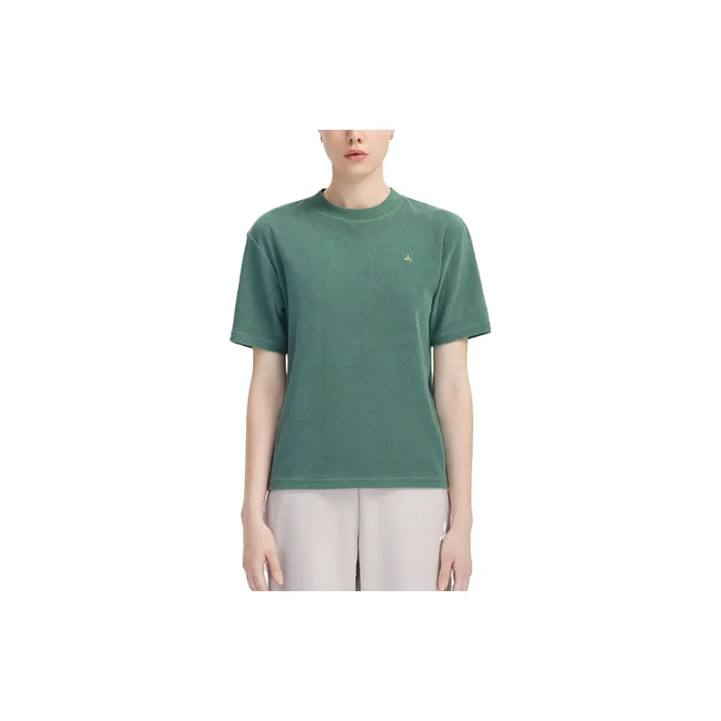 LI NING 1990 Classic Collection T Shirts Women's Frost Floral Green-2
