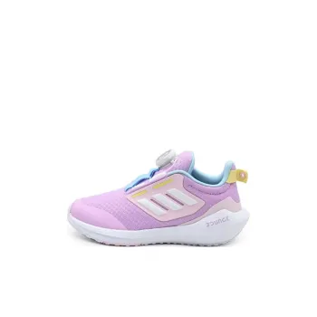Adidas EQ21 Run Boa Bounce Anti Slip Wear Resistant Low Top Running Shoes Light Purple Kids'