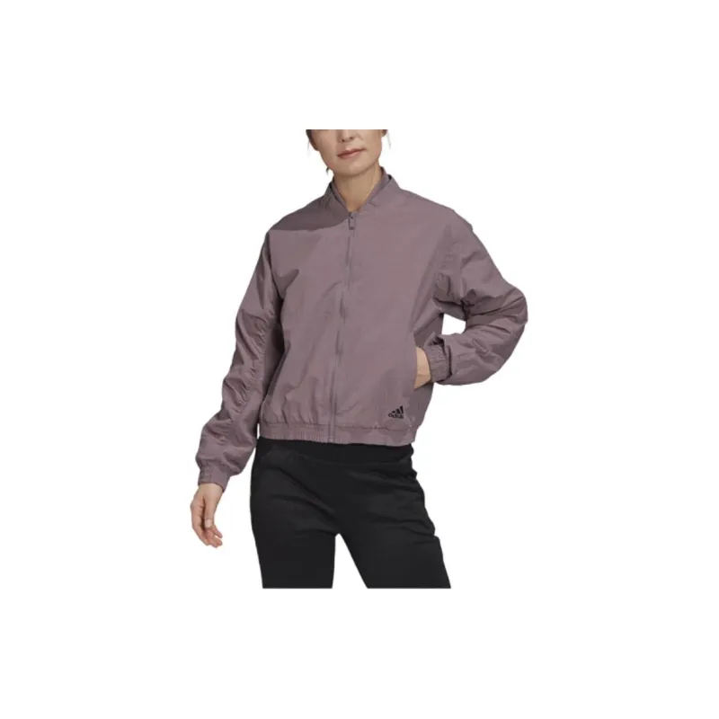 Adidas FW20 W St Bomber Jackets Coats Women's Purple-2